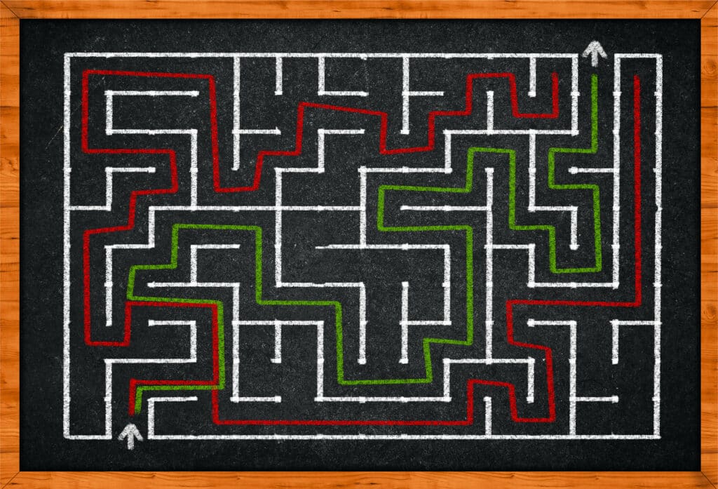 maze, labyrinth, complex quality management, quality standards, quality improvement, consultancy, consultant, advice